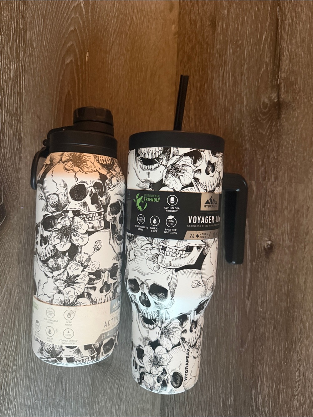 Hydropeak Skull voyager and bottle set